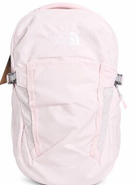 The North Face Pivoter Backpack Purdu Pink TNF White Laptop Bag NWT